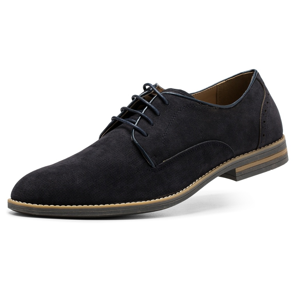 COPY - Men's Suede Oxford Dress Shoes Casual Shoes,Navy